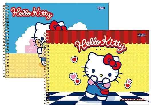 CADERNO DESENHO/CARTOGRAFIA HELLO KITY C.D.